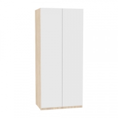 Шкаф распашный Аларти R-198х90х60-2-POДСС-Белый