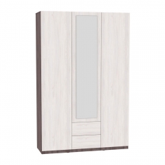 Шкаф распашный Аларти R-198х135х45-2-PO-MЯАТ-ЯАС