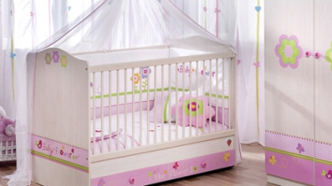 Кроватки детские, коллекция для малышей Baby Flower