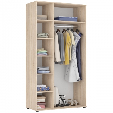 Шкаф распашный Аларти Алиса H5_M2 2230х1200х540 с торцевой ручкой ДСС