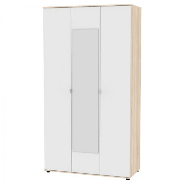 Шкаф распашный Аларти Алиса H5_M 2230х1200х540 ручка скоба 96мм ДСС-Белый