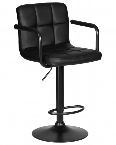 Стул барный DOBRIN DOBRIN KRUGER ARM BLACK черный