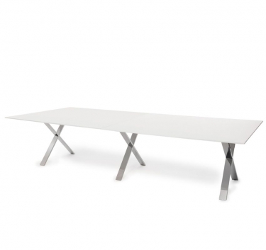 Стол для переговоров Profoffice ANCONA 107 805/1 ff.white0032 Белый Хром