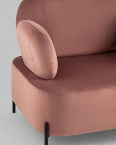 Кресло Stool Group Кэнди с подлокотниками велюр Пыльно-розовый