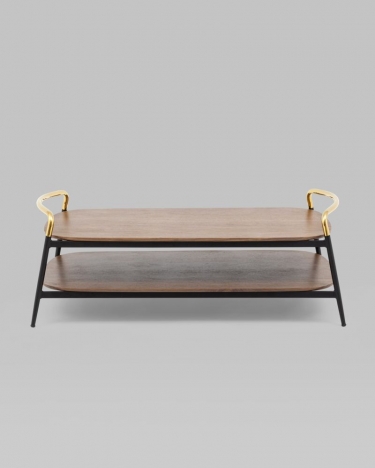 Журнальный столик Stool Group Нолан 120x60 Темное дерево