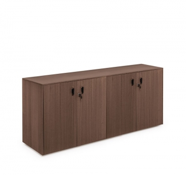 Шкаф H.82 4 двери Profoffice ENZO 109 721 ECL 01 Эвкалипт Черный