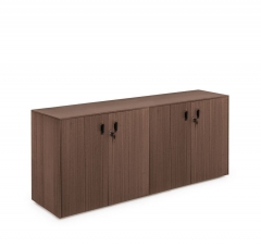 Шкаф H.82 4 двери Profoffice ENZO 109 721 ECL 01 Эвкалипт Черный