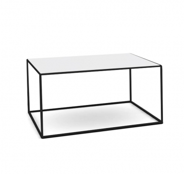 Стол кофейный Profoffice FESTA 8040 white black Белый Черный