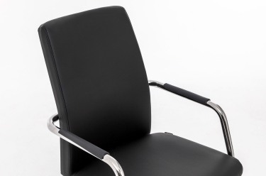 Кресло на 4-х опорах Profoffice WELL_SEAT 4leg Ecotex 3001 black Черный Хром
