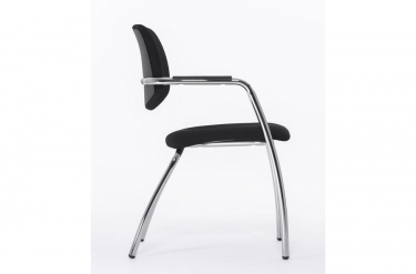 Кресло на 4-х опорах Profoffice Urban 4legs SLW 50 Черный Хром