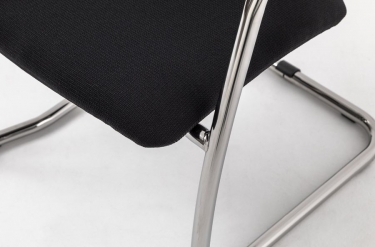 Кресло на полозьях Profoffice Urban slide SLW 50 Черный Хром