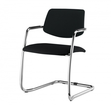 Кресло на полозьях Profoffice Urban slide SLW 50 Черный Хром
