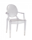 Стул Stool Group Victoria Ghost с подлокотниками Прозрачный