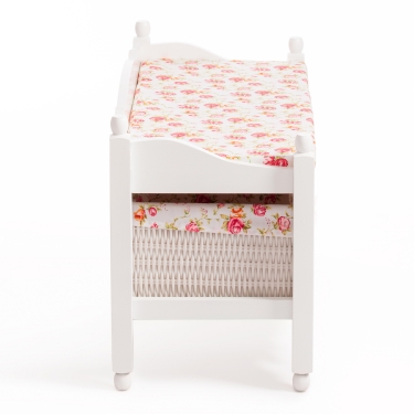 Обувница с 2-я корзинами Tetchair Secret De Maison RIMI mod.TT-BH003 МДФ+Павловния, 803347, Белый White