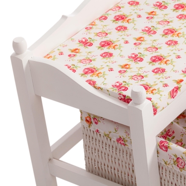 Обувница с 2-я корзинами Tetchair Secret De Maison RIMI mod.TT-BH003 МДФ+Павловния, 803347, Белый White