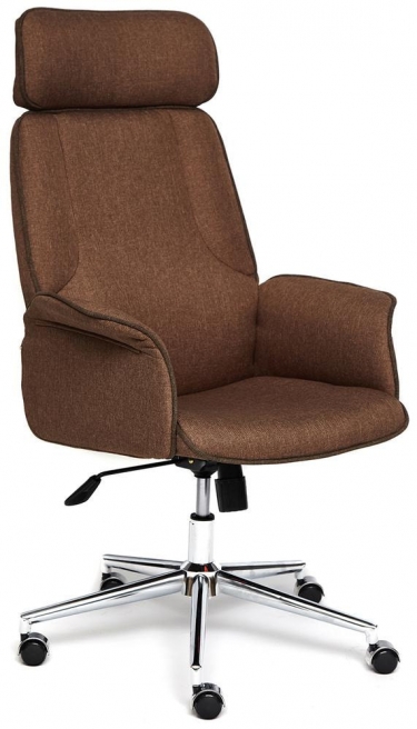 Кресло Tetchair CHARM ткань, коричневый/коричневый , F25/ЗМ7-147