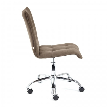 Кресло Tetchair ZERO флок , коричневый, 6
