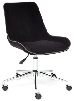 Кресло Tetchair STYLE флок , черный, 35