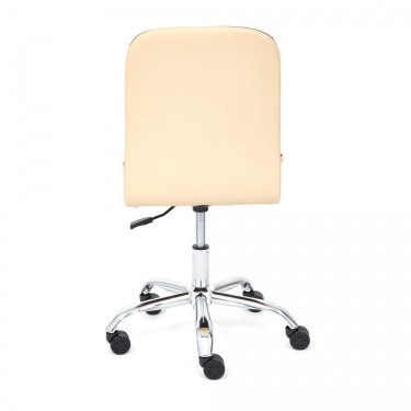 Кресло Tetchair RIO флок/кож/зам , коричневый/бежевый, 6/36-34