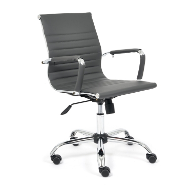 Кресло Tetchair URBAN-LOW кож/зам, металлик, 36