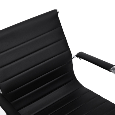 Кресло Tetchair URBAN-LOW кож/зам, черный, 36-6