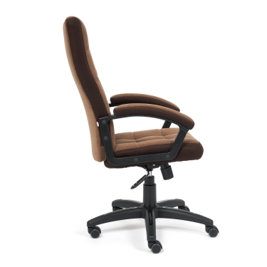 Кресло Tetchair TRENDY флок/ткань, коричневый, 6/TW-24