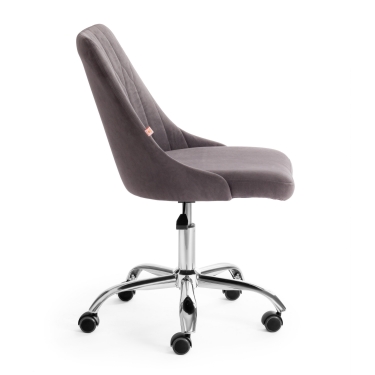 Кресло Tetchair SWAN флок , серый, 29