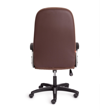 Кресло Tetchair ADVANCE флок/кож/зам , коричневый, 6/36-36