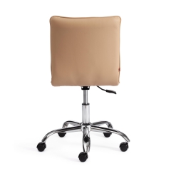 Кресло Tetchair ZERO ткань/кож/зам, желтый/бежевый, TW-27/36-34