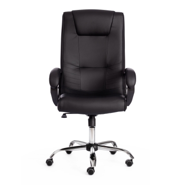 Кресло Tetchair MAXIMA Хром 22 кож/зам, черный, 36-6