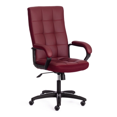 Кресло Tetchair TRENDY 22 кож/зам/ткань, бордо/бордо, 36-7/13