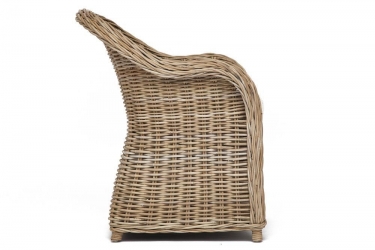 Кресло Tetchair Secret De Maison MAISON c подушкой натуральный ротанг, 636685 см, натуральный серый/natural grey