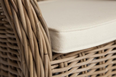 Кресло Tetchair Secret De Maison MAISON c подушкой натуральный ротанг, 636685 см, натуральный серый/natural grey