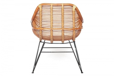 Кресло Tetchair Secret De Maison Pitaya mod. 01 5089 SP KD/1-1 натуральный ротанг/металл, 80х66х64см, светлый мед/черный