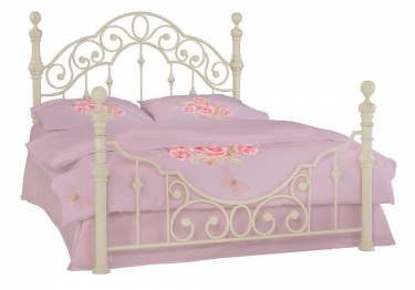 Кровать металлическая Tetchair VICTORIA 160200 см Queen bed, Античный белый Antique White