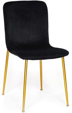 Стул Tetchair REX mod. DC5037 металл/вельвет, 564383 см, черный/золотой