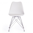 Стул Tetchair TULIP IRON CHAIR mod.EC-123 металл/пластик, 54,54883,5см, white белый