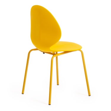 Стул Tetchair EBAY mod 03 металл/пластик, 52x46x83.5, желтый
