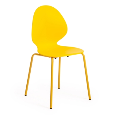 Стул Tetchair EBAY mod 03 металл/пластик, 52x46x83.5, желтый