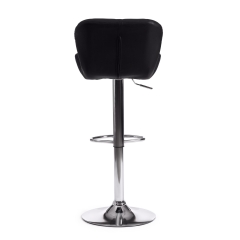 Стул барный Tetchair BIAGGIO mod. KY717 металл/экокожа, 445083-103 см, черный/хром