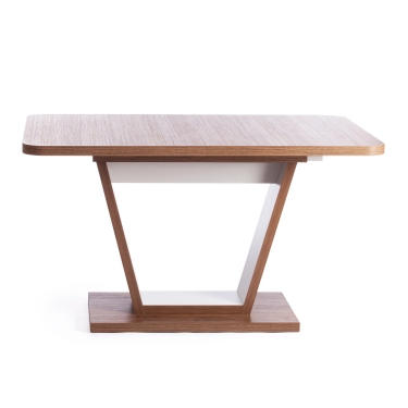Стол обеденный Tetchair VOX ЛДСП, 132-172x85x75,5 см, Дуб Канзас/Пепел