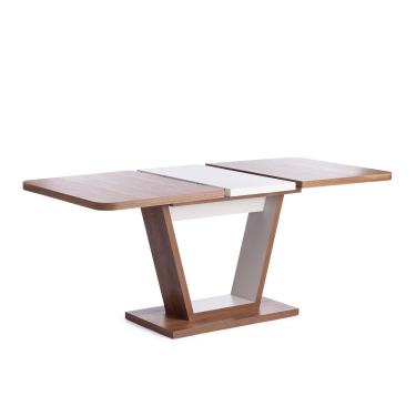 Стол обеденный Tetchair VOX ЛДСП, 132-172x85x75,5 см, Дуб Канзас/Пепел