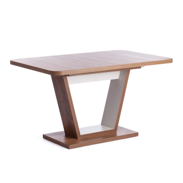 Стол обеденный Tetchair VOX ЛДСП, 132-172x85x75,5 см, Дуб Канзас/Пепел
