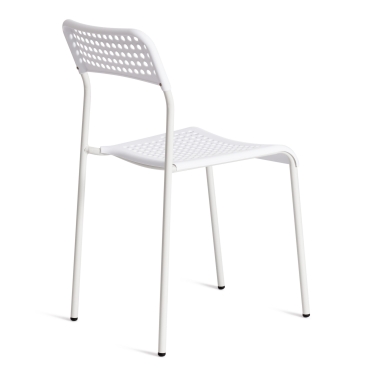 Стул Tetchair ADDE mod. C-049 металл/пластик, 39 х 49 х 78 см, White белый