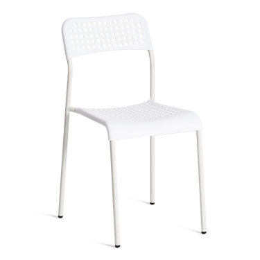Стул Tetchair ADDE mod. C-049 металл/пластик, 39 х 49 х 78 см, White белый