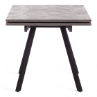 Стол Tetchair VIGO ЛДСП/HPL/металл, 120 x 80 x 30 х 30 х 75 см, Гранит темный/черный