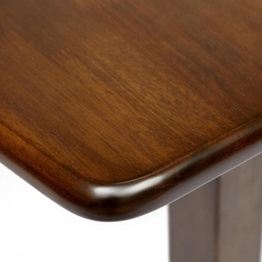 Стол Tetchair TEODORO mod. F-SHR3624RD W4 дерево гевея/мдф, 60x9090x120x76см, walnut орех