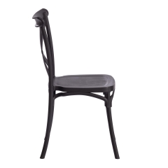 Стул Tetchair CROSS mod. PL24 пластик, 48 х 58 х 89 см, Black черный 05