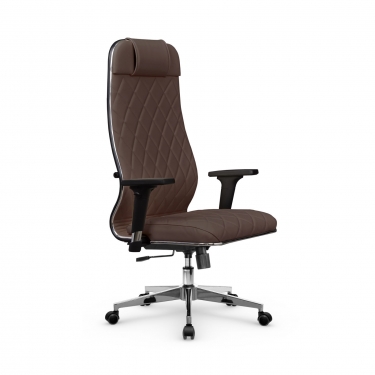 Кресло руководителя Метта Мetta L 1m 40M/2D Infinity Easy Clean MPES Комплект 5 Темно-коричневое