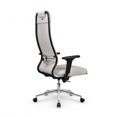 Кресло руководителя Метта Мetta L 1m 40M/2D Infinity Easy Clean MPES Комплект 10 Белое